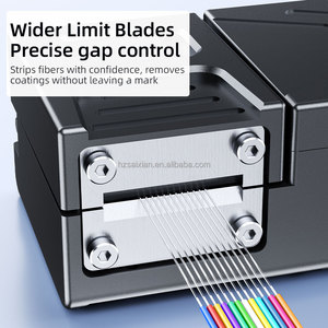 Dénudeur thermique de fibres optiques SAIVXIAN U9, dénudeur thermique de câbles optiques, dénudage thermique de rubans de fibres avec batterie au lithium, fusion - Product Image 4