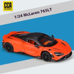 CCA Diecast Alloy 1:24 Mclaren <span class=keywords><strong>765LT</strong></span>, modelo de coche, luz de sonido, retroceso con puertas abiertas, modelo de coche coleccionable decorativo - Product Image 5