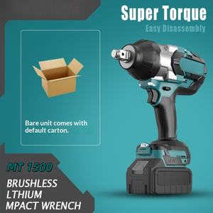 Clé à chocs 3/4 Square Drive 1500Nm avec clés électriques à lumière LED pour la réparation de voitures et de rails M12-M36 boulons clé à main - Product Image 4