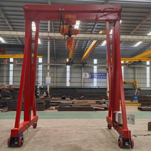 Portabel dapat dilepas 3 Ton <span class=keywords><strong>Hoist</strong></span> Gantry Crane dengan tinggi angkat 2.5m direkayasa untuk Pabrik & Lokakarya - Product Image 3
