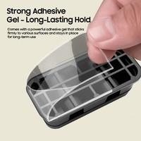 Lot de 6 organiseurs de câbles magnétiques en plastique pour la maison et le bureau, supports de câbles adhésifs pour téléphones