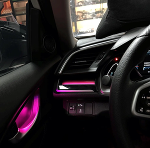 Luce Ambientale Automatica Symphony per <span class=keywords><strong>Honda</strong></span> <span class=keywords><strong>Civic</strong></span> 10a Generazione 2016-2021, Kit di Aggiornamento Illuminazione LED Interna per Cruscotto - Product Image 2