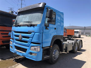 Camion tracteur d'occasion Sinotruk Euro2 Diesel 6X4 à direction à gauche HOWO 10 roues avec capacité de charge de 21-30T, 371 ch, caméra arrière 360° - Product Image 4