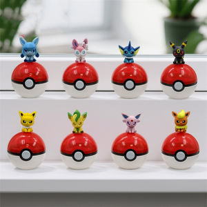 Figurines d'action en PVC de la série <span class=keywords><strong>Pokemon</strong></span> Little Adventures 2 Eevee Family Fairy Eevee, ensemble d'ornements de bureau pour la décoration - Product Image 1