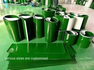 Nakliye için etek atel kılavuz şeritler ile özel kaymaz gıda sınıfı PVC konveyör bant - Product Image 2