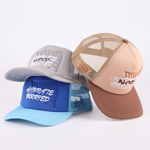Bán Buôn Tùy Chỉnh 3D Phun Thêu Lưới Trucker <span class=keywords><strong>Cap</strong></span> Phụ Nữ Người Đàn Ông In Ấn Trucker <span class=keywords><strong>Cap</strong></span> Bọt Trucker Hat - Product Image 3