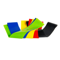 Más Vendido, Bandas de Resistencia de Látex 100% Natural para Ejercicio Físico y Deportivo, Juego de 5 Mini Bandas de 25 cm de Largo