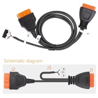 Xhorse VVDI XD8ABAGL para Toyota BA IMMO, Adaptador de Programación de Llaves para Todas las Llaves Perdidas, Compatible con Key Tool Max Pro Mini OBD Tool