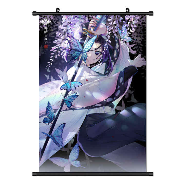 16 Color Cartoon 3D Printing Hanging Pictures and Wall Scrolls Posters for Anime