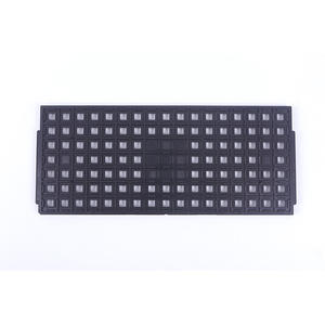 Contenedor de Almacenamiento de Plástico Negro Serie LQFP para Organización de Memoria, Bandeja para Componentes Electrónicos IC de Alta Temperatura - Product Image 2
