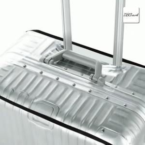 סיטונאי לוגו מותאם אישית pvc נסיעות מטען כיסוי מגן בגודל מתאים לשאת שקיות עם כיסוי מזוודה שקוף - Product Image 5