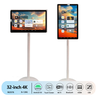 Écran intelligent portable 4K UHD de 32 pouces, batterie 15000 mAh, diffusion sans fil, directement de l'usine, OEM ODM pour la maison et le salon