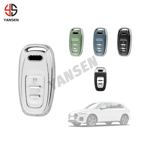 Nouvelle <span class=keywords><strong>coque</strong></span> de clé à distance en TPU pour <span class=keywords><strong>Audi</strong></span> <span class=keywords><strong>A1</strong></span> A3 A4 A5 A6 A7 A8 Quattro Q3 Q5 Q7 2009-2015 - Product Image 1