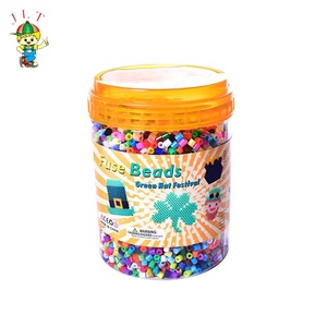 ลูกปัดเพอร์เลอร์หลากสีขายส่ง ของเล่นเด็กเพื่อการศึกษา ลูกปัดเพอร์เลอร์ ฮามะ สำหรับงานประดิษฐ์ที่บ้าน - Product Image 2