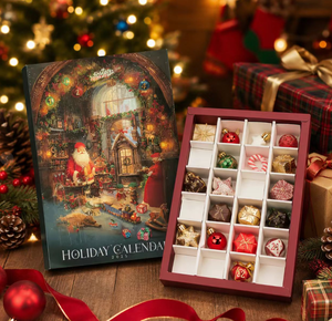 <span class=keywords><strong>Caja</strong></span> de Calendario de Adviento Navideño Personalizada para Empaque de Chocolate, <span class=keywords><strong>Caja</strong></span> Sorpresa de Lujo con 24 Días de Cuenta Regresiva y Divisores, Venta al Por Mayor - Product Image 4