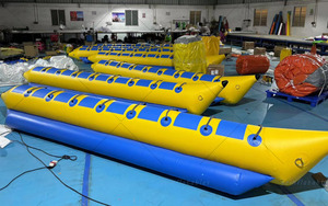 Banana Boat inflable 8 personas jugando en la playa surf - Product Image 2