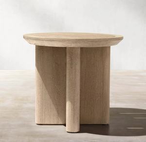 Mesa Redonda de Patio, Muebles de Teca, Juego de Mesa y Sillas Modernas para Exteriores, Mesa de Patio para Villa, Juego de Comedor de Lujo para Exteriores de Hotel - Product Image 5