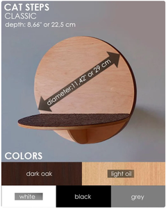 Estante de <span class=keywords><strong>Pared</strong></span> para Mascotas, Estantes de Madera para Gatos, Resistentes y Prácticos, Árbol para Gatos, Escalones de <span class=keywords><strong>Pared</strong></span> para Gatos - Product Image 3