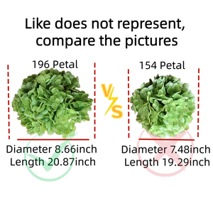 مادة بو الاصطناعية الترطيب الكوبية ، نسيج واقعي ، لوازم الديكور حفل زفاف ، طويلة الأمد ودائمة. - Product Image 4