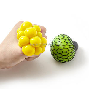 Pelotas Antiestrés de <span class=keywords><strong>Malla</strong></span> Marca JO, 5-7 cm, Juguetes Blandos de TPR Color Uva, para Niños de 8 a 13 Años, Alivio del Estrés - Product Image 5