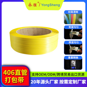 Pp <b>Strapping</b> Band 9-12mm Width 0.5-1.5mm Thickness Durable Manual Machine Packing For Carton Securing - Product Image 5