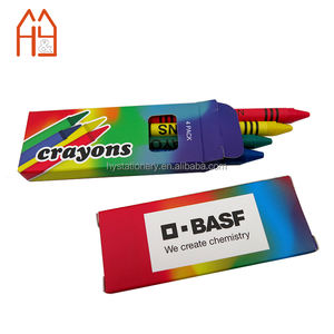Juego <span class=keywords><strong>de</strong></span> 4 Mini Crayones <span class=keywords><strong>de</strong></span> Colores <span class=keywords><strong>de</strong></span> Alta Calidad para Regalo Promocional Escolar, Impresión y Empaque Personalizados Bienvenidos - Product Image 4