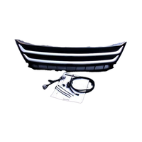 Accessoires de voiture de haute qualité, calandre avant de style modifié en ABS pour Harrier 2014 et plus, avec LED