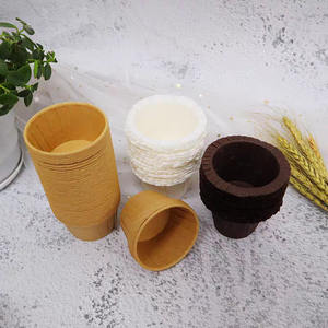 Fête d'anniversaire fournitures de cuisson personnalisé nouveau dessin animé cuisson couleur Pure blanc rose papier <span class=keywords><strong>Muffin</strong></span> Cupcake tasses 50 pièces pack - Product Image 4