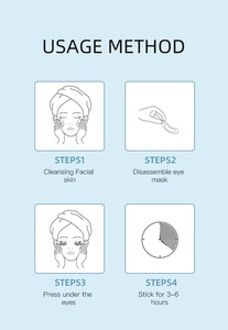 OEM hyaluronic axit hòa tan chống nhăn và khuôn mặt nâng dưới mắt hòa tan microneedling Mặt nạ mắt các bản vá lỗi nguồn nhà máy - Product Image 6