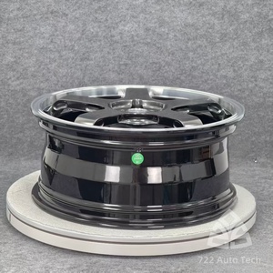 722Auto Noir brillant Monobloc Forgé 19-21 <span class=keywords><strong>5</strong></span> branches Léger de course 5x112/5x120/5x130 pour jante Porsche 718 Cayman GT4 - Product Image 4