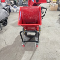 Broyeur de branches robuste diesel/électrique/essence, hacheuse de paille et d'herbe, moteur à engrenages, alimentation hydraulique automatique pour