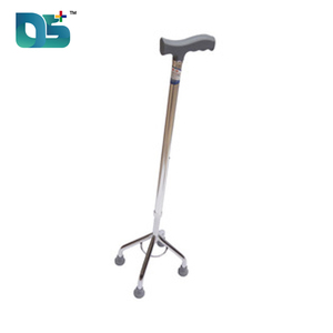 <span class=keywords><strong>Canne</strong></span> de marche <span class=keywords><strong>à</strong></span> <span class=keywords><strong>trois</strong></span> <span class=keywords><strong>pieds</strong></span> pour personnes âgées, vente chaude, mobilier de réadaptation médicale, base en acier chromé - Product Image 1