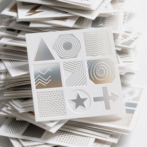 Embossing <b>Sticker</b> Label <b>LOGO</b> Printing Custom Sealing Matte <b>Sticker</b> Custom Adhesive Brand <b>logo</b> <b>Stickers</b> - Product Image 2