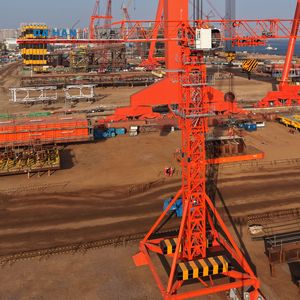Grúa Torre de Plataforma Plana DAHAN NUEVA QTZ315-7527-12T en Oferta, Alcance 75m, Altura Máxima 240m, Momento de Elevación Nominal 315t.m, Motor para Construcción - Product Image 5