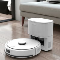 Robot penyaring Laser navigasi otomatis, untuk penggunaan rumah tangga, bertenaga baterai, Filter HEPA navigasi Laser & KERING & basah otomatis