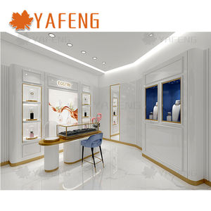 Vitrina de Joyería de Vidrio Moderna, Resistente y Ecológica, con Iluminación LED Personalizable, Directo de Fábrica, Mostrador para Joyería de Lujo - Product Image 1