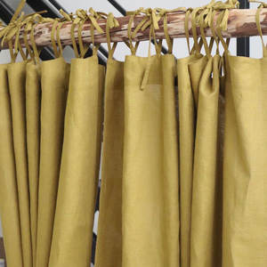 <span class=keywords><strong>Tende</strong></span> per finestre oscuranti in lino tinta unita 100% di lusso su misura per <span class=keywords><strong>cucina</strong></span> camera da letto - Product Image 3