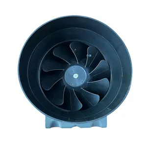 Ventilador de controle de temperatura e umidade, 6 polegadas, ventilador ce do sensor de umidade para o crescimento da tenda de escape