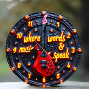 Round Wooden Wall <b>Clock</b> 25Cm Quiet Quartz Movement Home <b>Bedroom</b> Office Decor - Product Image 1