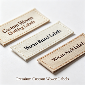 Étiquettes tissées en papier écologiques pour vêtements, chaussures, sacs avec couleurs personnalisées et logo de marque - Product Image 3