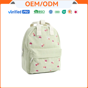 Sac à dos personnalisé en velours côtelé <span class=keywords><strong>brodé</strong></span> pour petite fille, mini sac à dos pour tout-petit, sac d'école préscolaire, petit sac d'école pour étudiant, sac à dos de voyage extérieur - Product Image 1