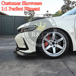 Alerón Delantero de Fibra de Carbono Real Estilo GTS-V para <span class=keywords><strong>Honda</strong></span> <span class=keywords><strong>Civic</strong></span> <span class=keywords><strong>Type</strong></span> <span class=keywords><strong>R</strong></span> FL5 <span class=keywords><strong>2023</strong></span>+, Accesorios para Kit de Carrocería, Ajuste Perfecto - Product Image 5