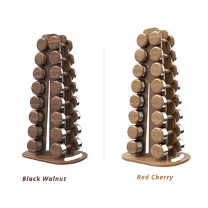 Фитнес тренажерный зал 1-10 кг вес деревянный набор гантелей - Product Image 4