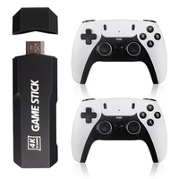 Console de jeu sans fil X2 Plus 4K Ultra HD avec deux manettes 2.4G, 20000 jeux, 9 émulateurs, Plug and Play