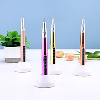 Lime à ongles électrique portable rechargeable 85W, commande tactile intelligente, 3 vitesses prédéfinies, perceuse à ongles pour techniciennes mobiles