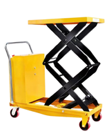 Table élévatrice à ciseaux manuelle de haute qualité à bas prix, capacité 150 kg, hauteur de levage 0,72 m, capacité totale 350 kg, chariot élévateur à ciseaux hydraulique