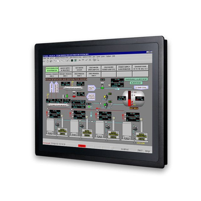 Embedded Linux IP65 Waterproof 10.4 12.1 15 17 19 Inch I3 I5 I7 Rs232 Fanless All in One Touch Screen Industrial Panel Pc