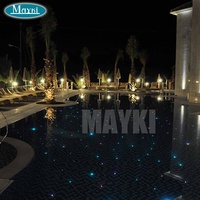 IP43 Étanche En Acier Inoxydable LED Fiber Optique Générateur De Lumière Piscine Sous-Marine Étoiles Lumières pour Piscines Étangs Fontaines