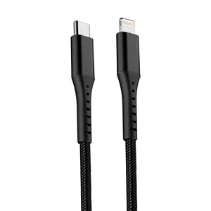 Telefon aksesuarları naylon örgülü USB-C USB A 2.4A 3A tipi c hızlı şarj aleti kablosu 2.0 tip-c c-tipi veri usb kablosu
