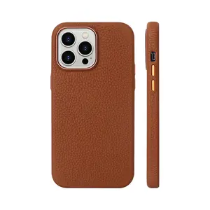 2023 Customised Genuine Leather & PU leather Phone Case full protective Mobile For i phone 13/14/15 Pro Max